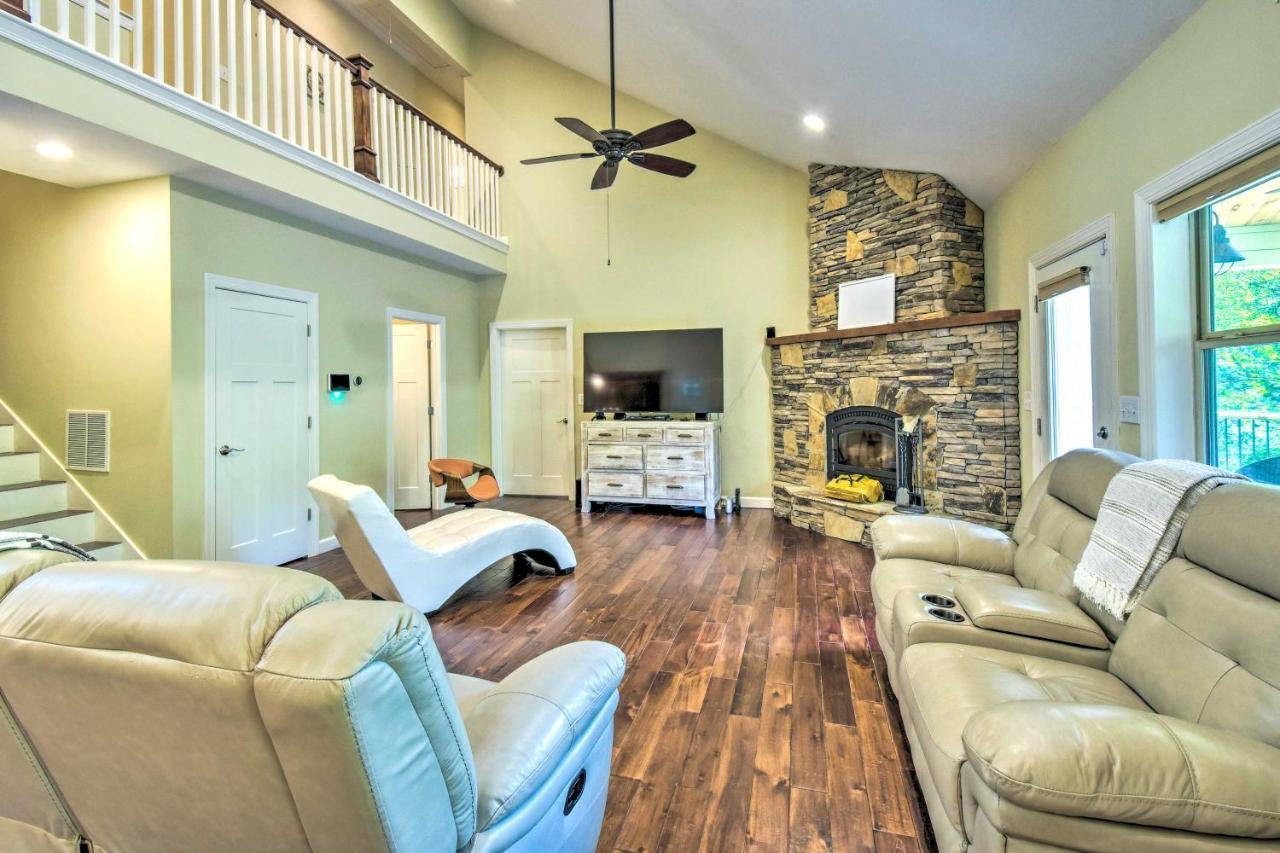 Cozy Riverside Dahlonega Home With Kayaks And Fire Pit Esterno foto