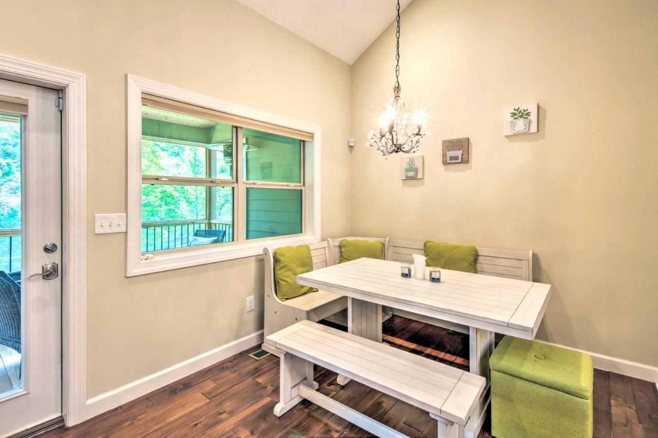 Cozy Riverside Dahlonega Home With Kayaks And Fire Pit Esterno foto