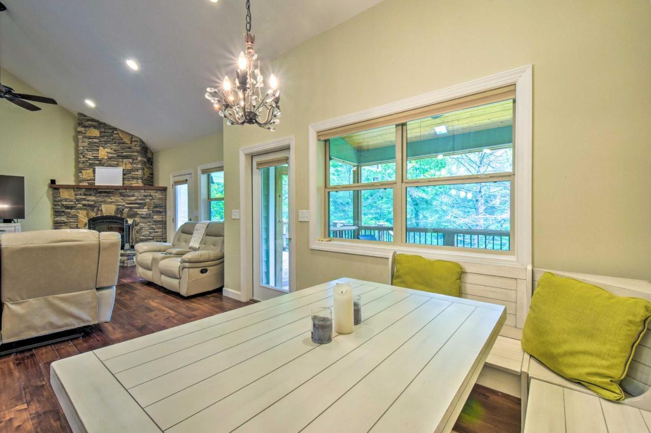 Cozy Riverside Dahlonega Home With Kayaks And Fire Pit Esterno foto
