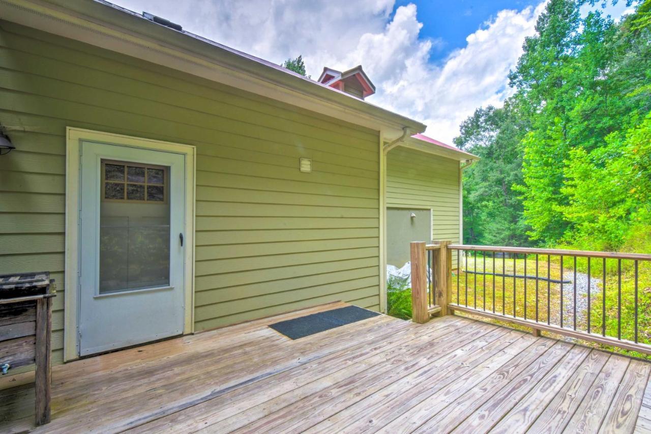 Cozy Riverside Dahlonega Home With Kayaks And Fire Pit Esterno foto